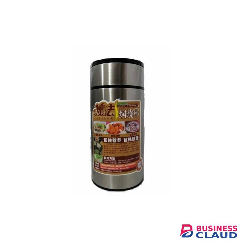 800ml Durable Food Vacuum Insulated Flask With Foldable Spoon