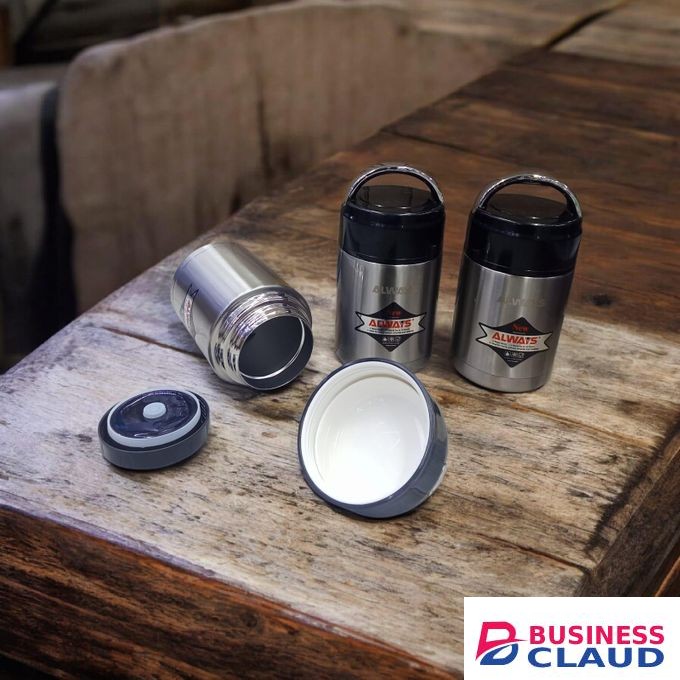 800ml Stainless Steel Vacuum Food Flask Thermos Bottle Leak-Proof Insulated Hot Cold Lunch Container Durable Travel and Office Food Storage