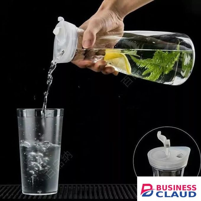 1.2LITRE round acrylic milk/juice/ water fridge storage bottle