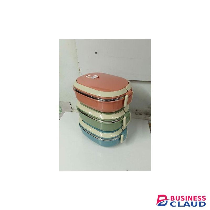 Single (1) Layer Stainless Steel Food Storage Container For School Student