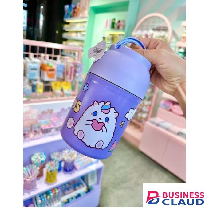 600ml Insulated Thermos Food Flask with Spoon