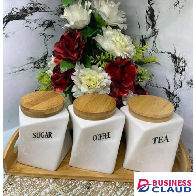 3pcs Tea/sugar/coffee Set