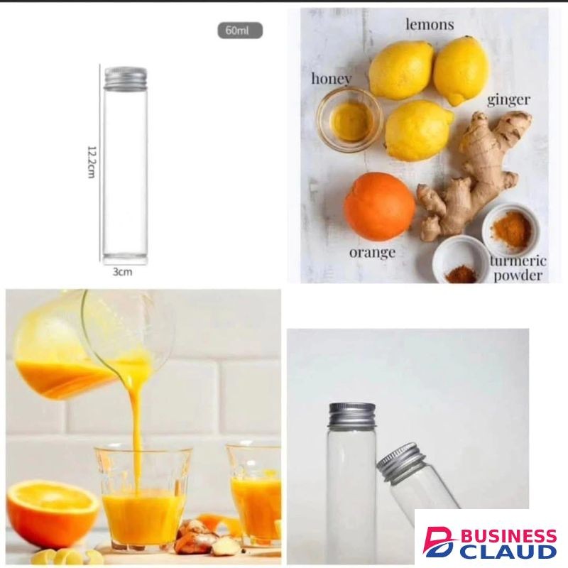 6pcs Wellness Ginger Shot Bottles