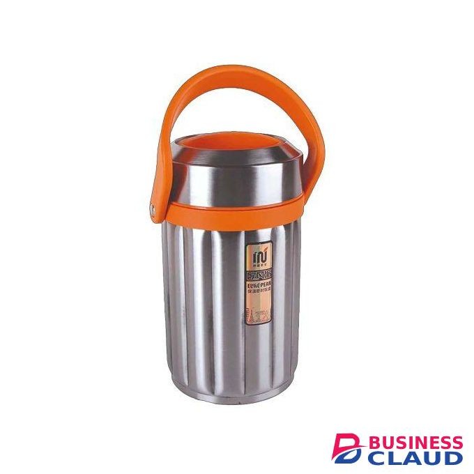 Rashnik RN-3402 Silver Stainless Steel Double Layer Food Flask 2.3L