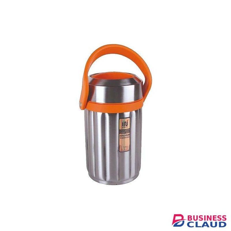Rashnik RN-3402 Silver Stainless Steel Double Layer Food Flask 2.3L