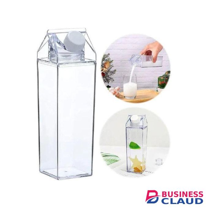 Clear Acrylic Milk / Water Bottle-1L
