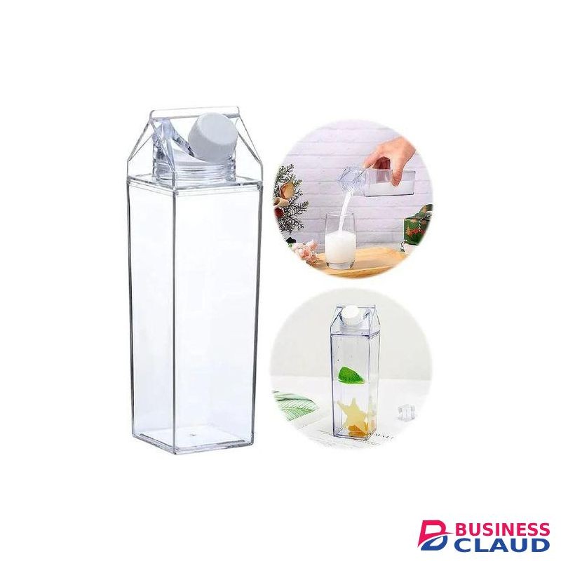Clear Acrylic Milk / Water Bottle-1L