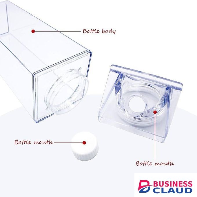 Acrylic fridge bottle with tight duo lid-1L