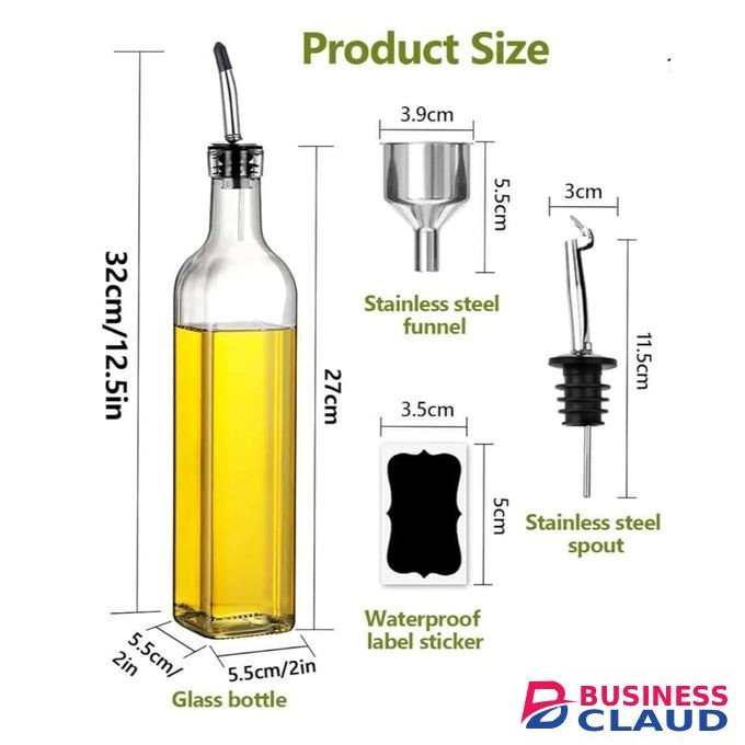 2 in 1 Oil dispenser bottle set