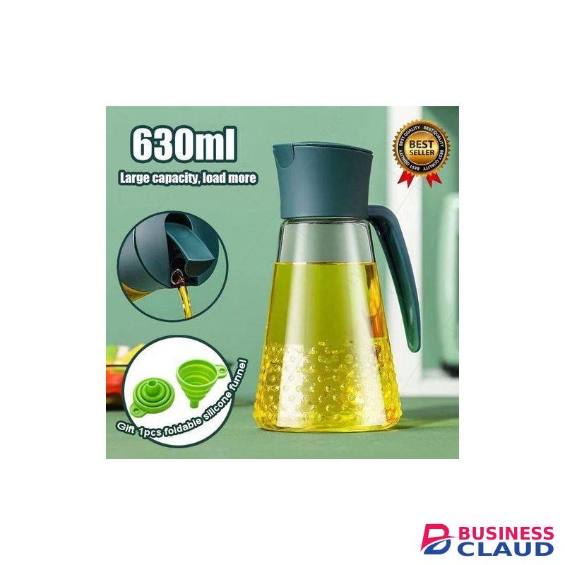 630ML Autoflip Automatic Refill Glass Soy Sauce Bottle