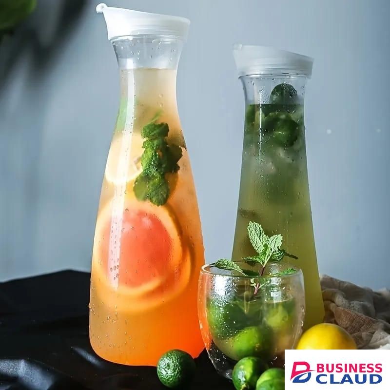 Acrylic Clear Fridge Bottle 1L