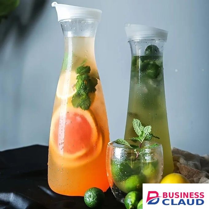 Acrylic Clear Fridge Bottle 1L