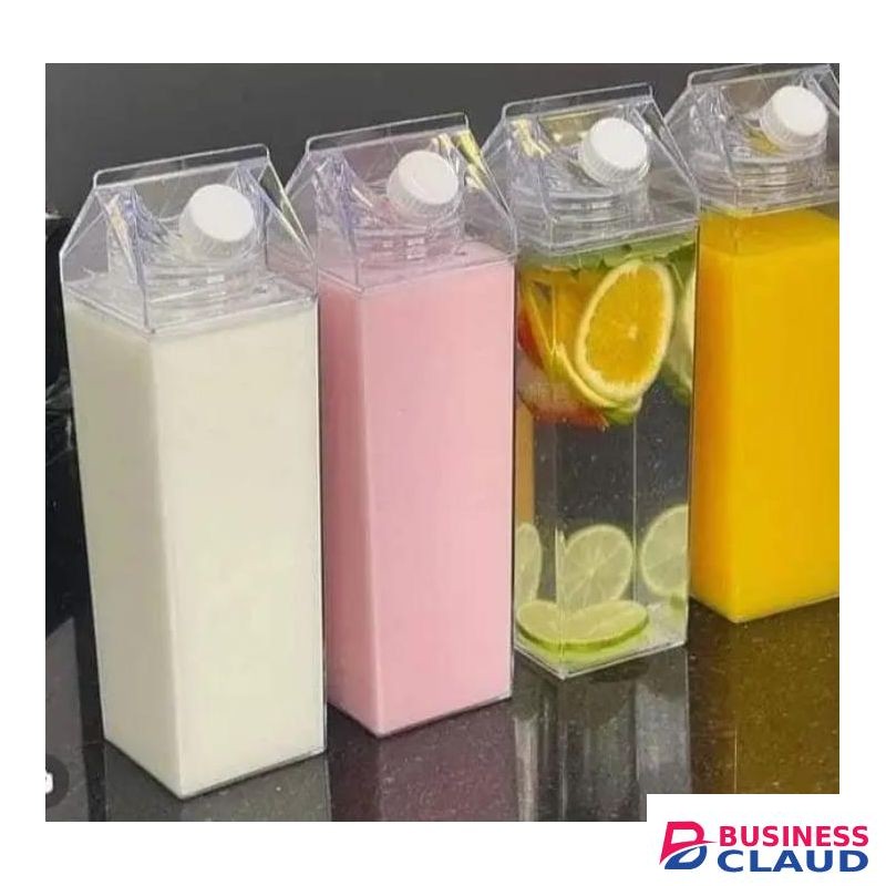 Multi purpose space saver milk/water/special beverage bottle 1000ml