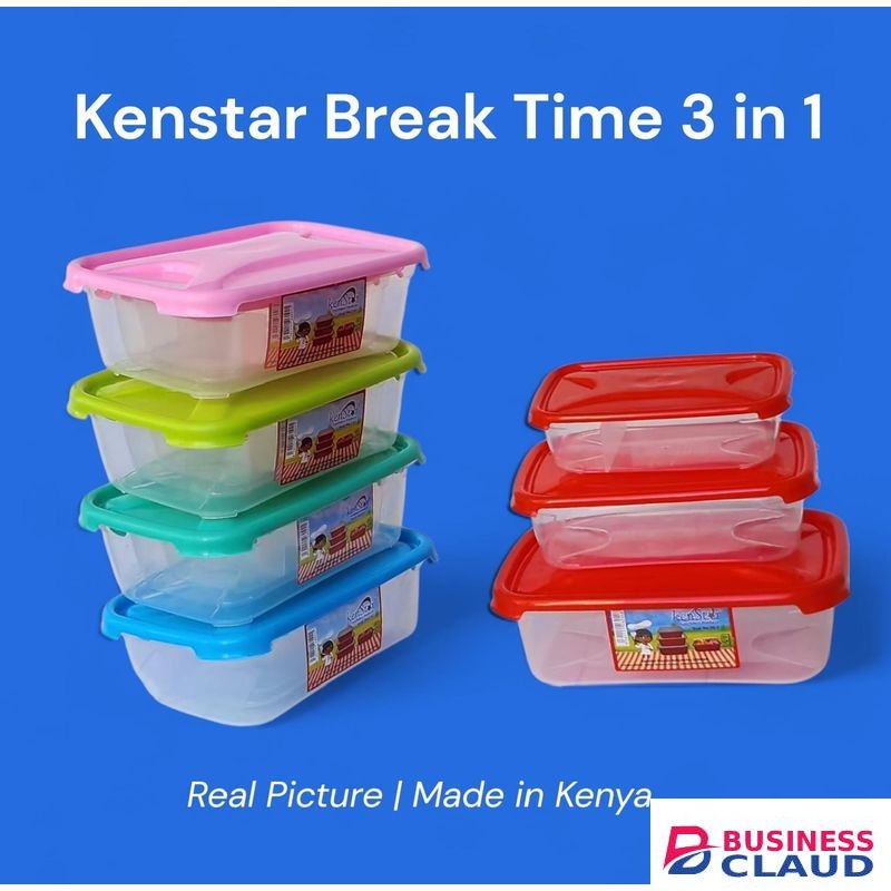 Kenstar 3pcs Storage Containers Lunch Boxes