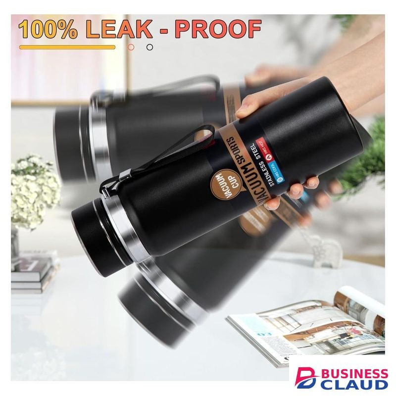 Stainless Steel Thermal Cup Bottle / LED Temperature Display Vacuum Insulated Flask