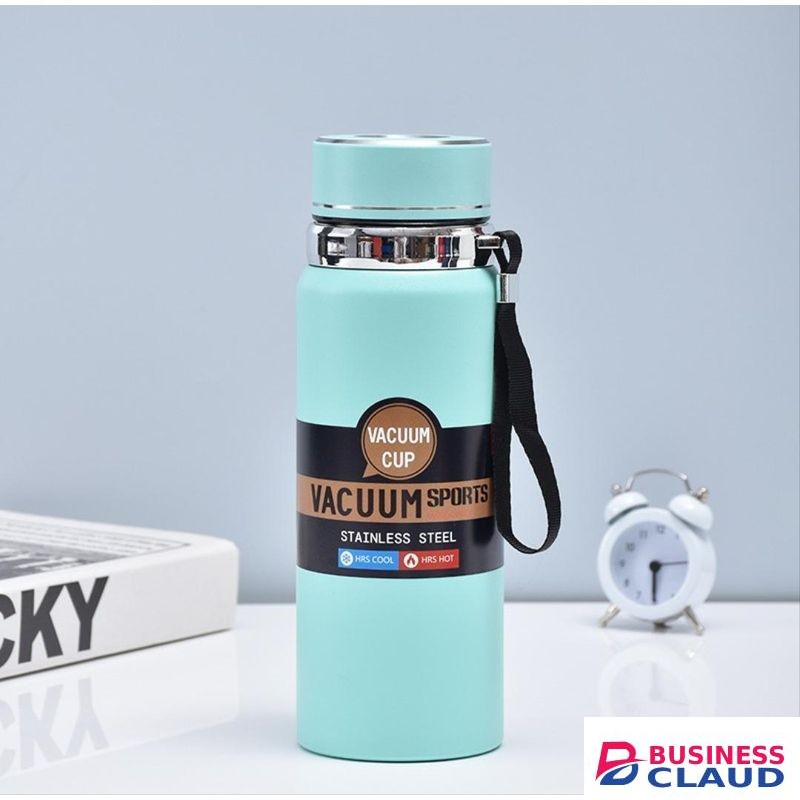 Double Wall Stainless Steel Thermal Bottle Vacuum Insulated Portable Flask / Temperature Display Lid
