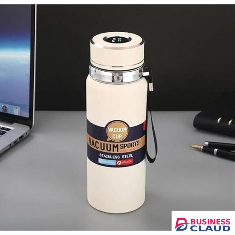 Led Digital Temperature Display Stainless Steel Vacuum Water bottle / Thermal Insulated Flask