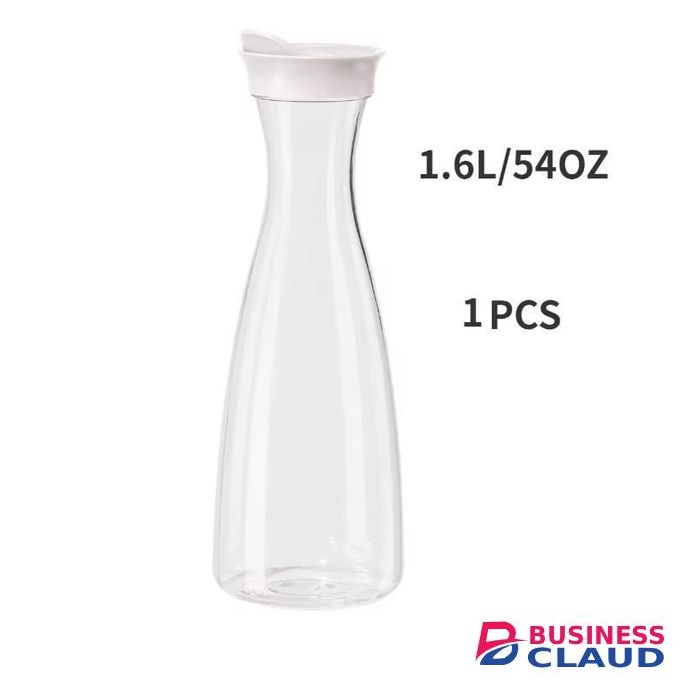 1.6L Long Milk & Juice Storage Bottle – Reusable Fridge Beverage Container with Lid