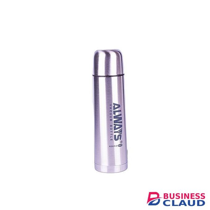 Stainless Steel Vacuum Flask - 0.5 Litre - Silver