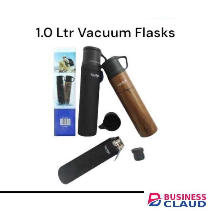 Signature Stainless Steel Vacuum Insulated Flask for Hot Coffee Thermos-1ltr