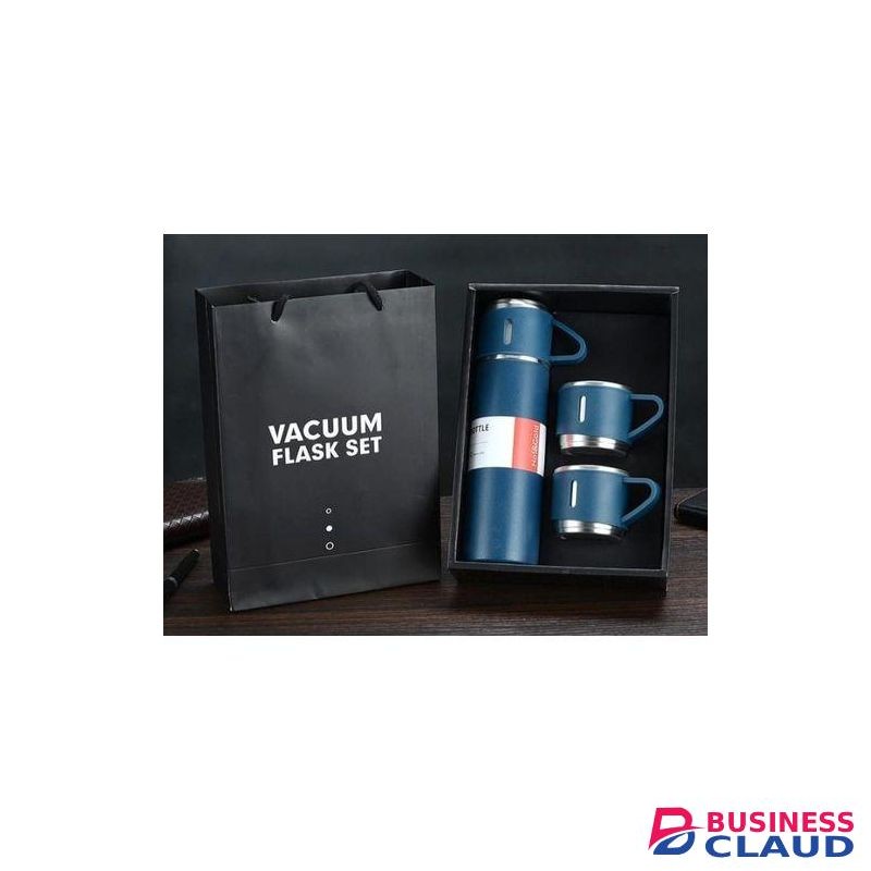 500ml Stainless Steel Thermos Vacuum Flask With 2 Cups 130ml Each Gift Set For Indoor And Outdoor Activities