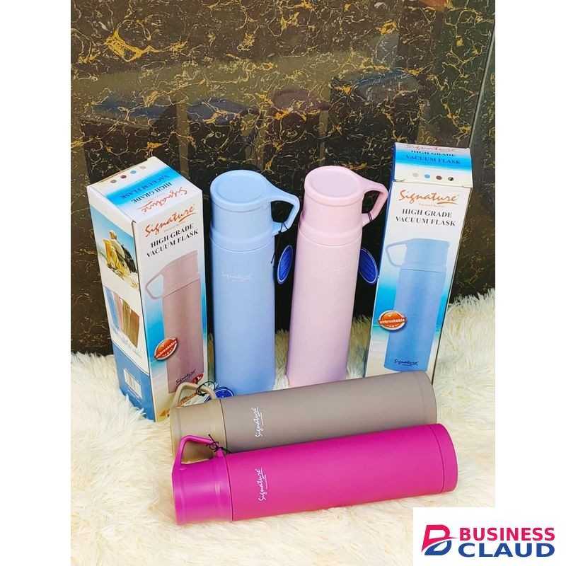 Thermos 1l signature unbreakable high grade portable vacuum flask
