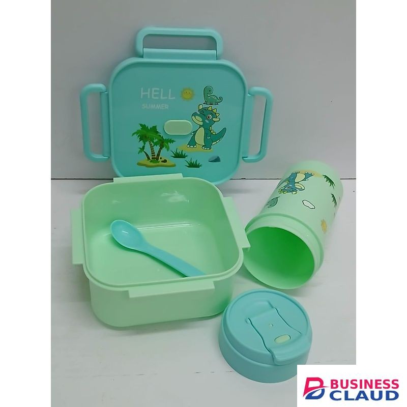 2-in-1 Gift Pack Snack Set – 1000ml Snack Box + 500ml Water Bottle BPA-Free Plastic