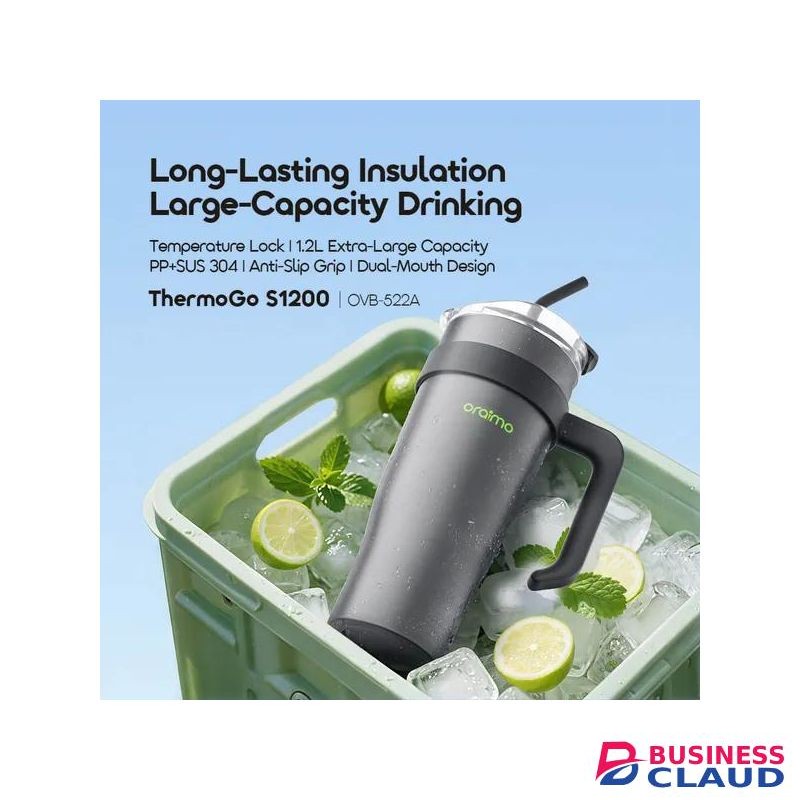 Oraimo ThermoGo S1200 1.2L Extra Large Insulated Water Bottle