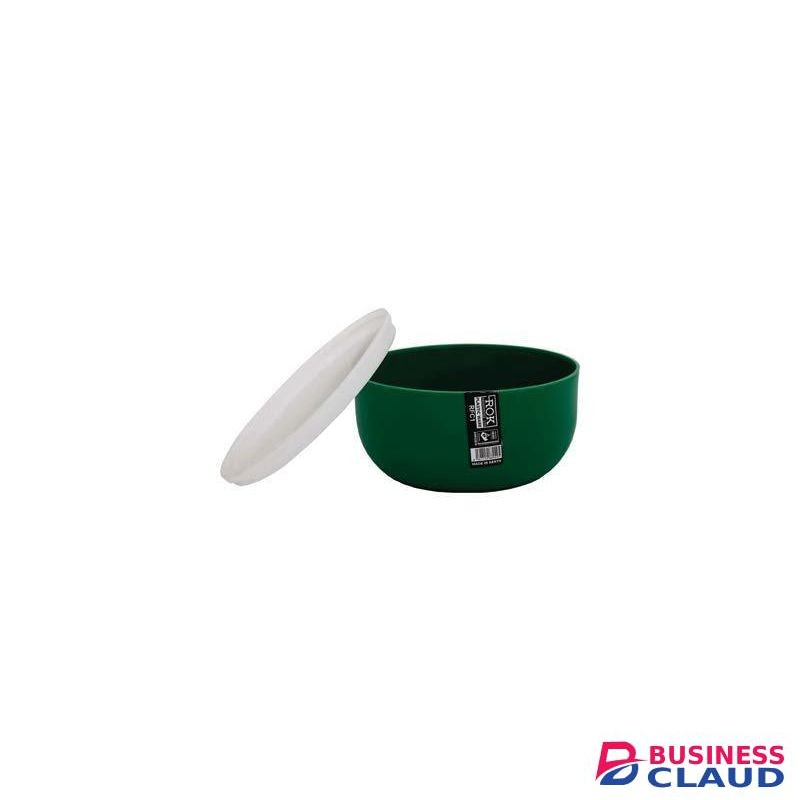 Rok Wholesale bulk Round Food Container with LID - GREEN - 12 pcs - 700 ml - RFC-1