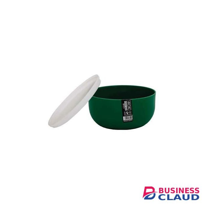 Rok Wholesale bulk Round Food Container with LID - GREEN - 12 pcs - 700 ml - RFC-1