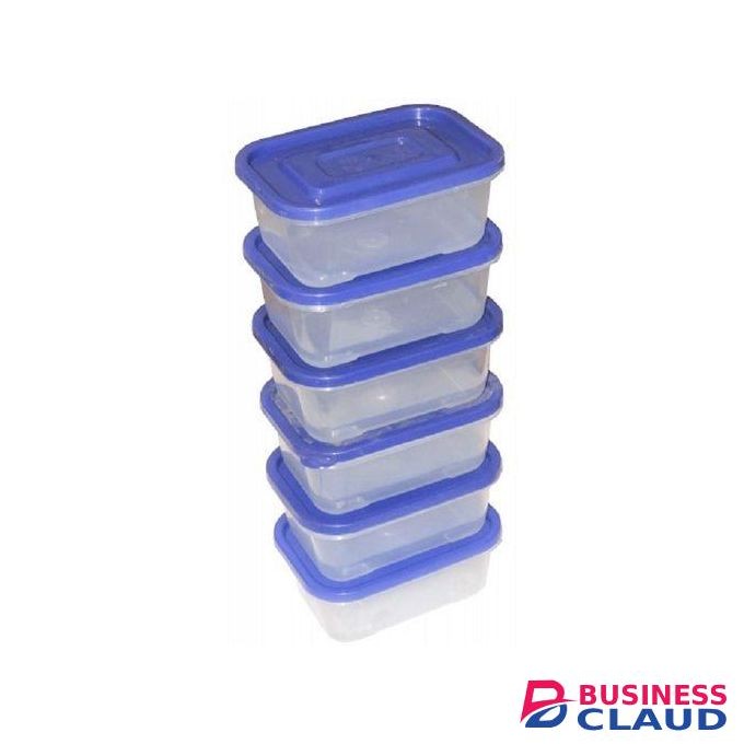 Kitchen 800ML Storage Containers – 6 Pcs