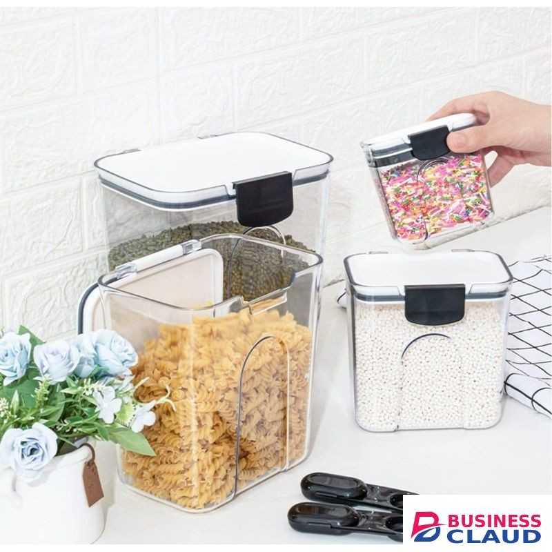 4pcs Airtight Food Storage Containers
