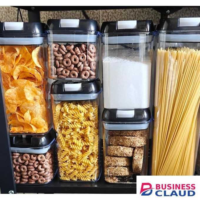 Acrylic 7 piece set food containers