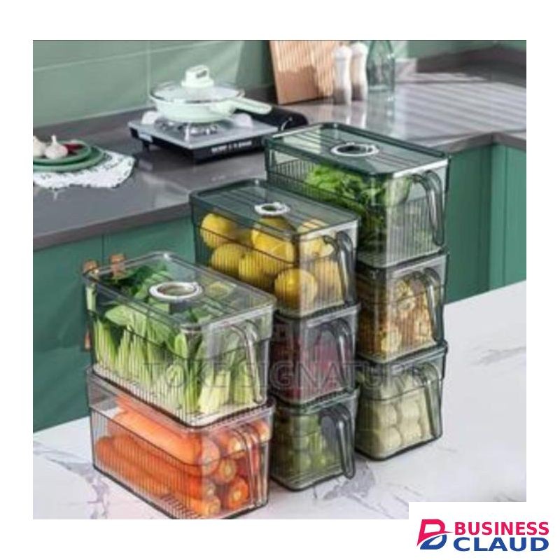 3 Liter Acrylic Fridge Container With Date Indicator
