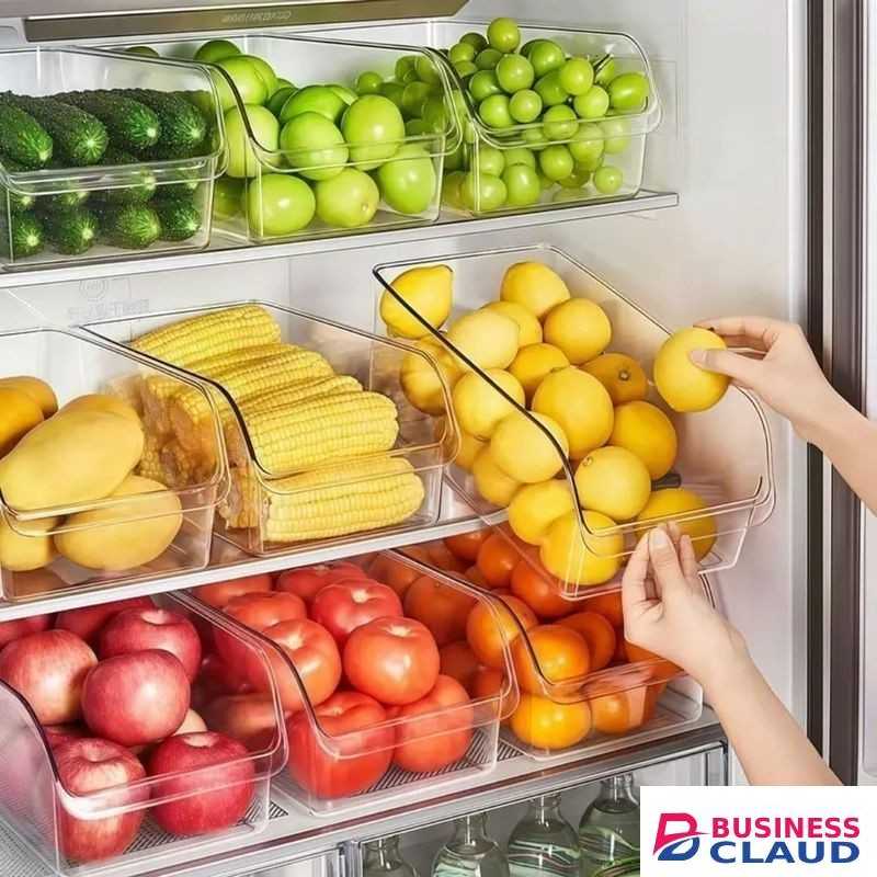 Hot sale Acrylic Food/Fridge Container Pantry Storage Organizer