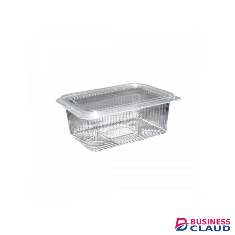Techpak Clear Rect Cont+Lid 1000Ml10Pc