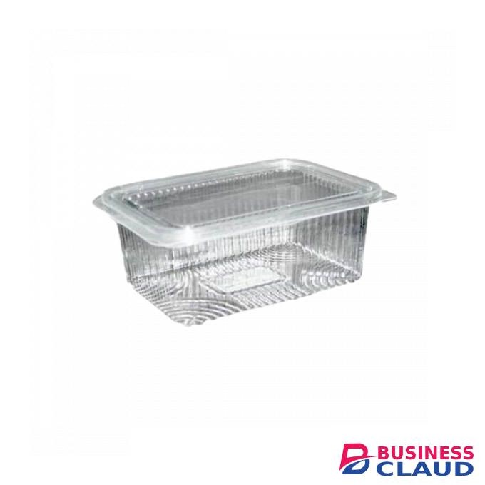 Techpak Clear Rect Cont+Lid 1000Ml10Pc