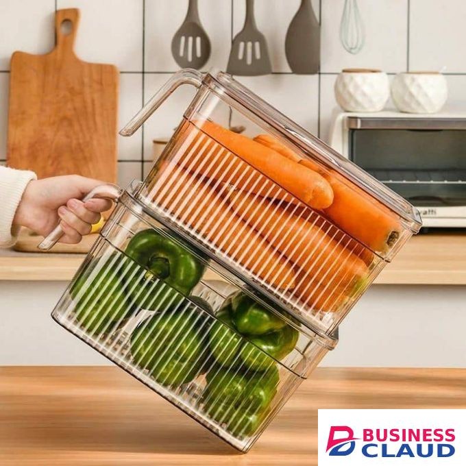 5 Litres Acrylic fridge container with airtight lid