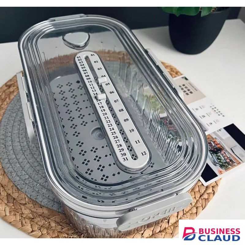 3.5litres Time Keeping Acrylic Fridge Food Storage Container