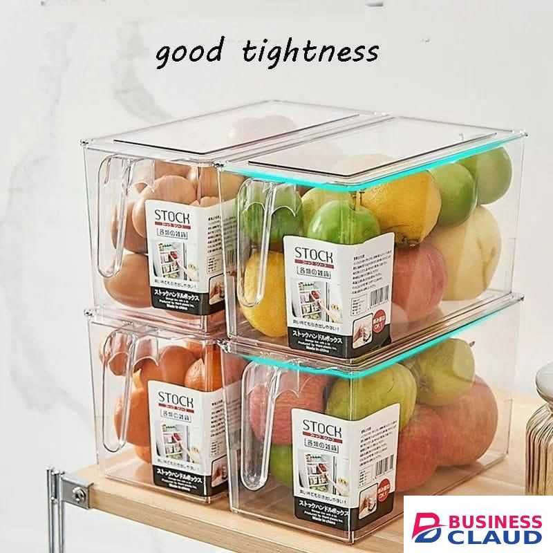 Multi-Purpose Acrylic Storage Container – Fridge, Kitchen & Pantry Organizer (BPA Free)