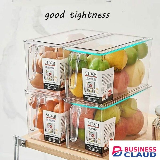 Multi-Purpose Acrylic Storage Container – Fridge, Kitchen & Pantry Organizer (BPA Free)
