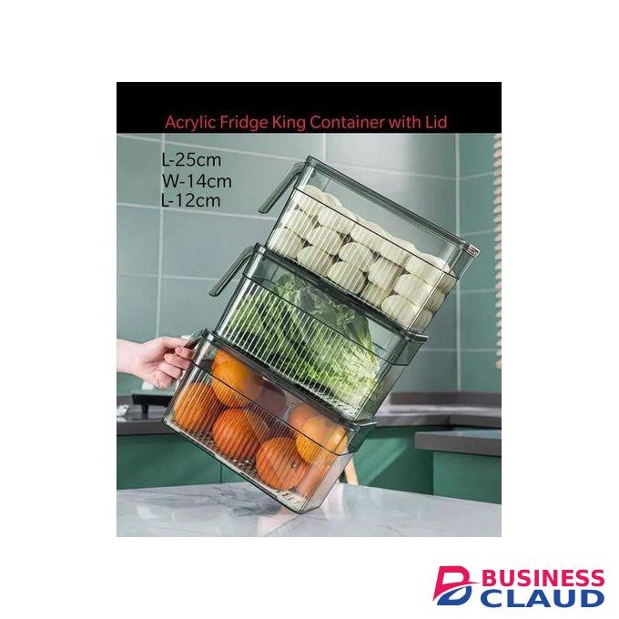 Acrylic Storage Container With Lid.