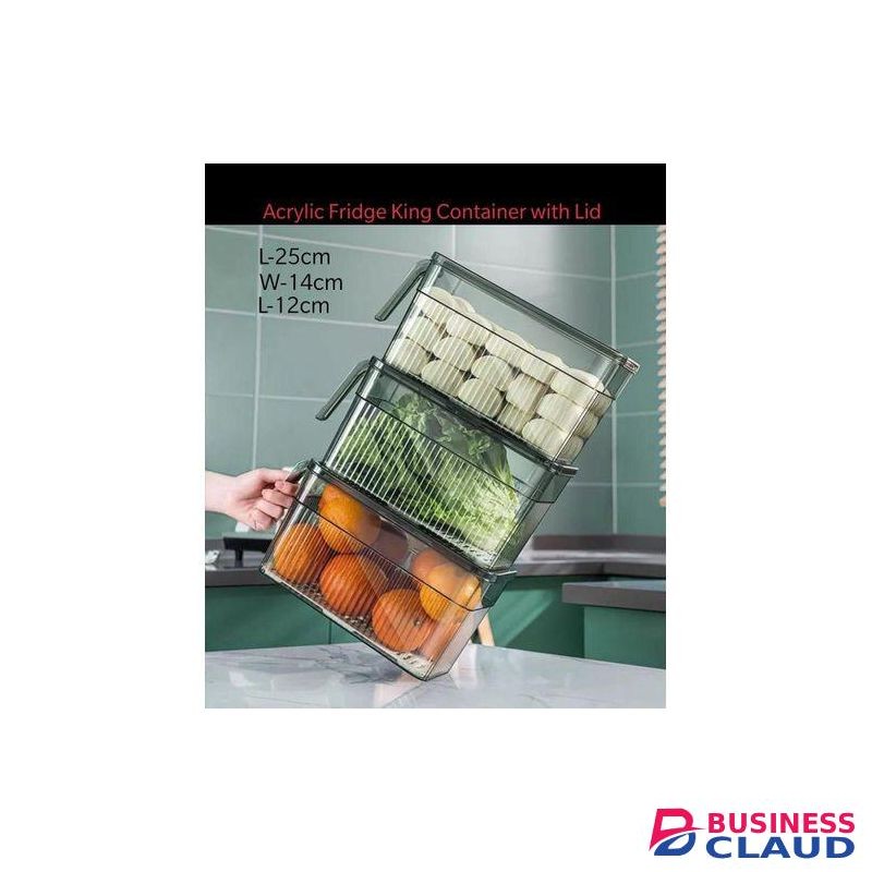 Acrylic Storage Container With Lid.