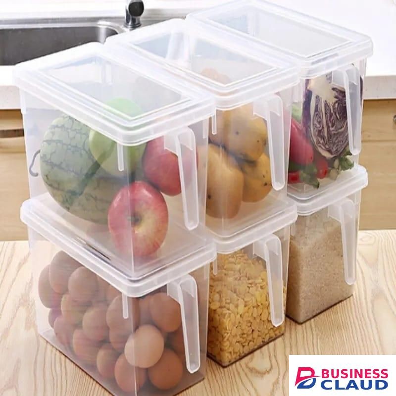 2.5 Kgs Plastic Storage Container With An Airtight Plastic Coloured Lid