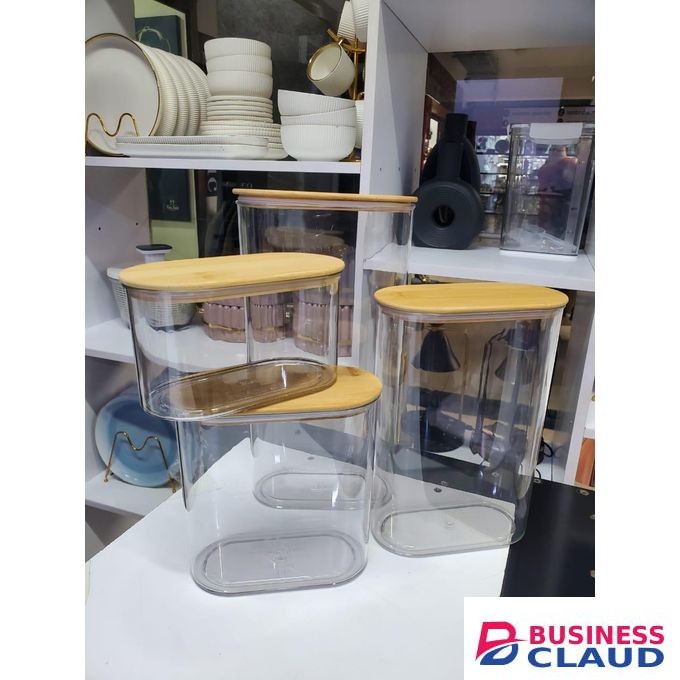 4pcs Set Acrylic Storage Containers
