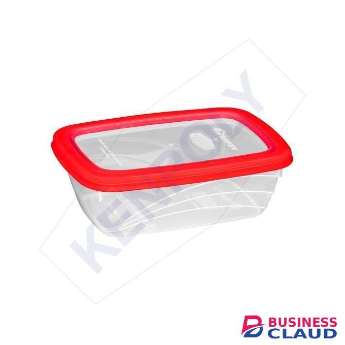 Kenpoly Homeware Container 600ml – Durable Plastic Food Storage Container with Lid