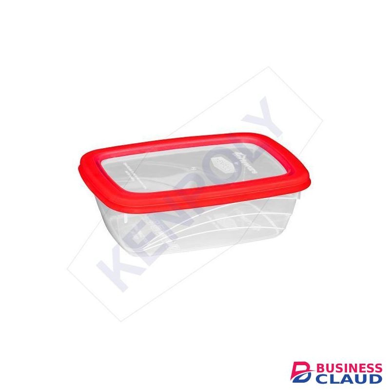 Kenpoly Homeware Container 600ml – Durable Plastic Food Storage Container with Lid