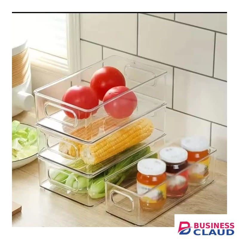 Acrylic food fridge storage container/ pantry organizer
