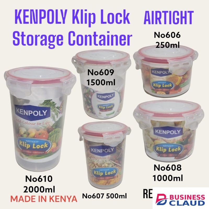 Kenpoly Round Storage Containers