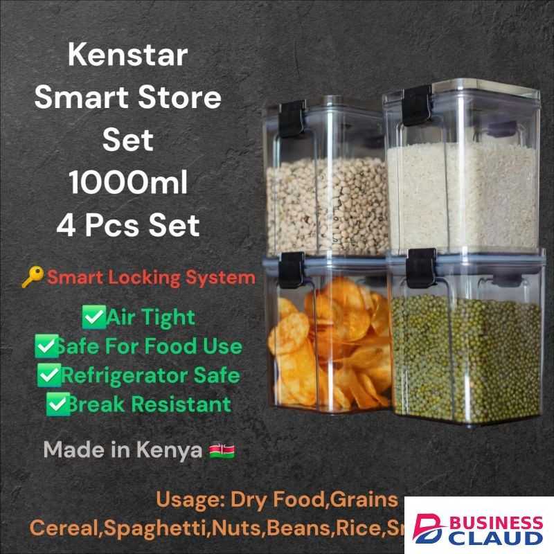 Kenstar 4 Pcs Storage containers